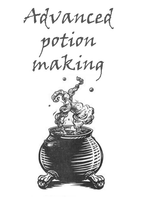 Advanced Potion Making Printable Free Harry Potter Magic Harry Potter Magic Harry Potter