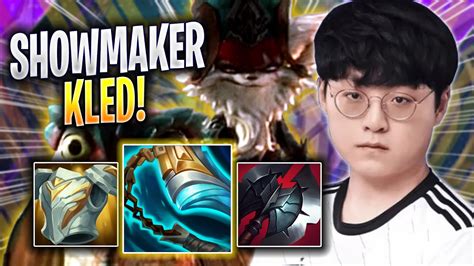 SHOWMAKER IS A MONSTER WITH KLED DK ShowMaker Plays Kled MID Vs