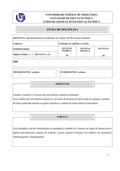 PDF FICHA DE DISCIPLINA faefi ufu br 3 Conceitos básicos de