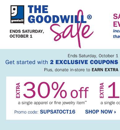 Bonton HOT Buys Goodwill Coupons 50 Coupon Milled