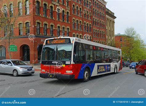 Saint John Transit Bus In Saint John Nb Canada Editorial Stock Photo