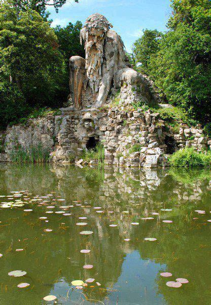 This Huge C Statue Known As The Apennine Colossus By Giambologna In