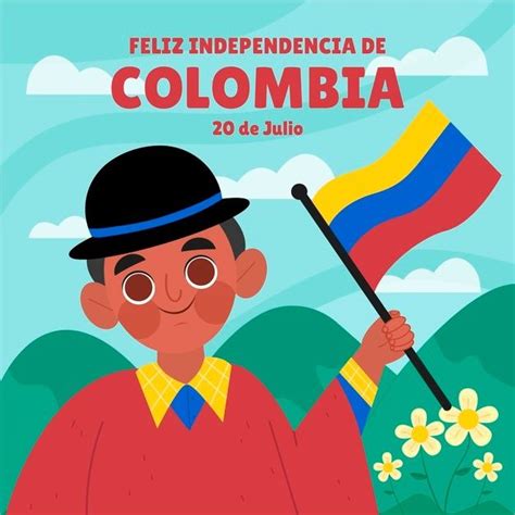 Free Vector Cartoon De Julio Independencia De Colombia