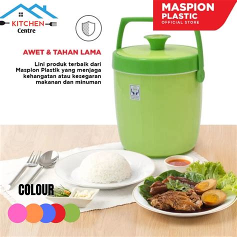 Jual Maspion Termos Nasi Rice Bucket Liter Dan Ltr Shopee Indonesia