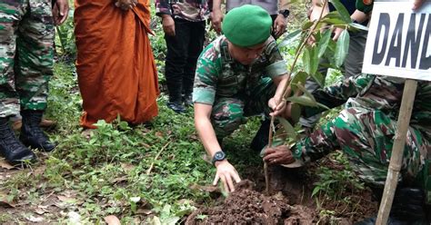 Jaga Kelestarian Hutan Kodim Rembang Gelar Reboisasi Ribuan Pohon