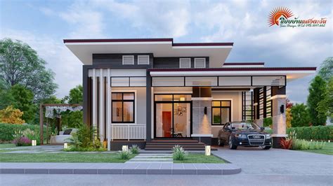 Chic and cozy elegant modern bungalow with three bedrooms | Pinoy ePlans