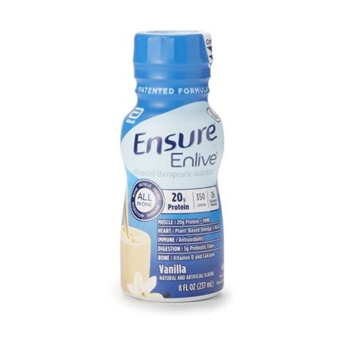 Ensure® Enlive® Advanced Vanilla Oral Supplement 8 Oz Bottle