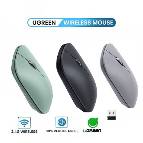 UGREEN Wireless Silent Mouse MU001 Shopee Malaysia