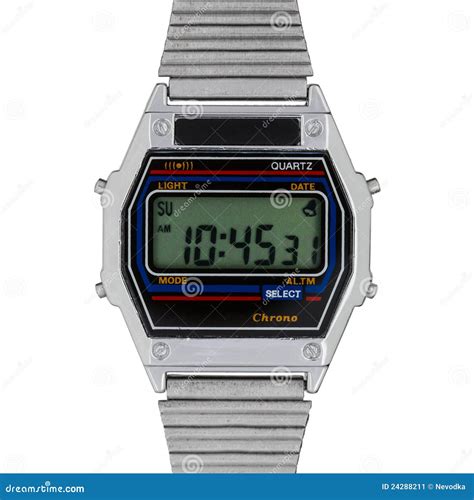 Vintage Digital Watch Stock Image - Image: 24288211