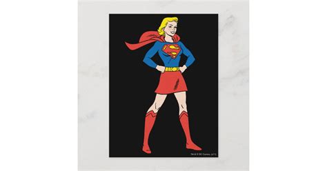 Supergirl Pose 7 Postcard Zazzle
