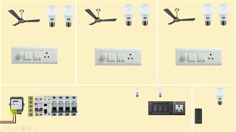 Complete House Wiring Diagram With Main Distribution Board House