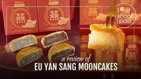 A Review Of Eu Yan Sang Bird S Nest Mooncakes Youtube