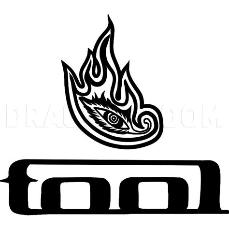 How To Draw Tool Tool Logo Step By Step Drawing Guide By Dawn