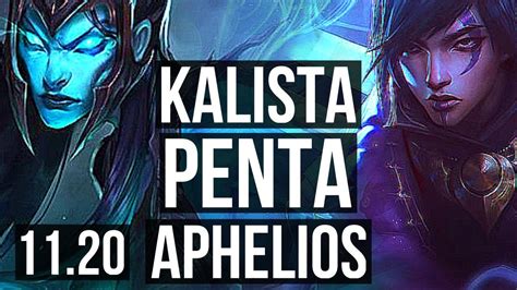 KALISTA Blitzcrank Vs APHELIOS Thresh ADC Penta Rank 3 Kalista