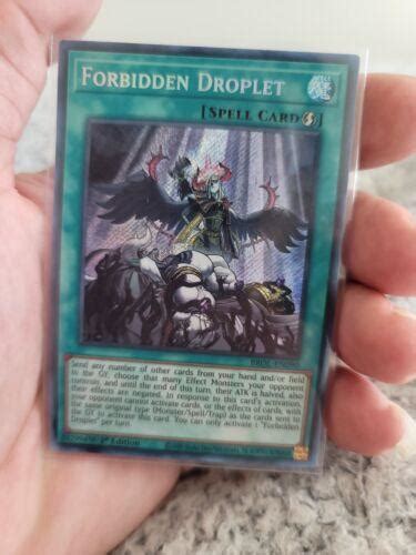 Yu Gi Oh Forbidden Droplet Secret Rare Brol En St Ed Near Mint