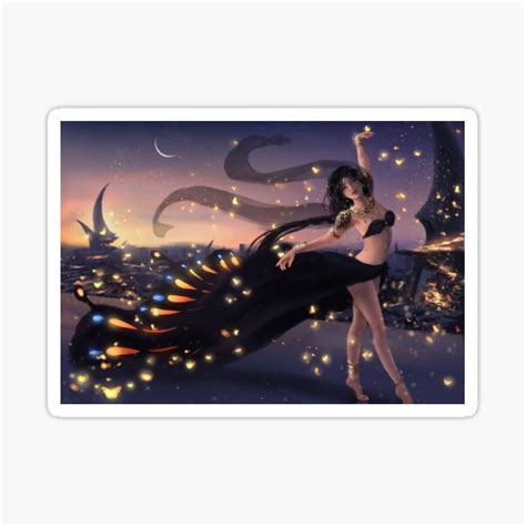 Princess Aeolian Wlop Fan Art Sticker For Sale By Amava Redbubble