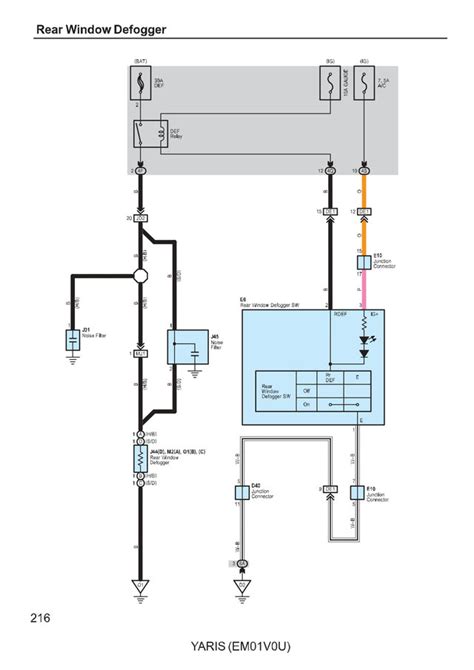 Toyota Yaris Wiring Diagrams Car Electrical Wiring Diagram