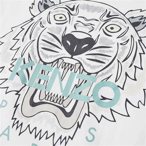 Kenzo Classic Tiger T Shirt White End Us