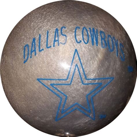 Brunswick Dallas Cowboy Silver Sparkle bowling ball - 123Bowl