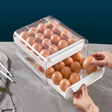 Amazon Egg Holder For Refrigerator Thipoten Grid Eggs Storage