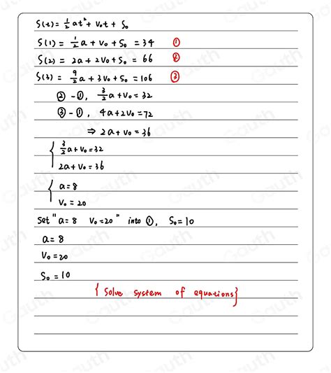 Solved The Motion Of An Object Traveling Along A Straight Path Is