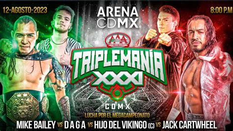 Tripleman A Xxxi Cdmx Cartelera Y Horarios Del Show De Lucha Libre Aaa