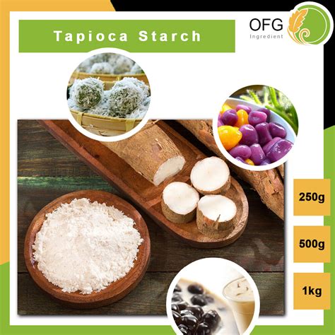 Tapioca Starch 1kg Big Tapioca Flour Thailand Tepung Ubi Kanji Ubi 薯粉 木薯粉 Lazada