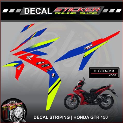 Jual Stiker Stiker Motor Honda Supra Gtr Decal Striping Variasi