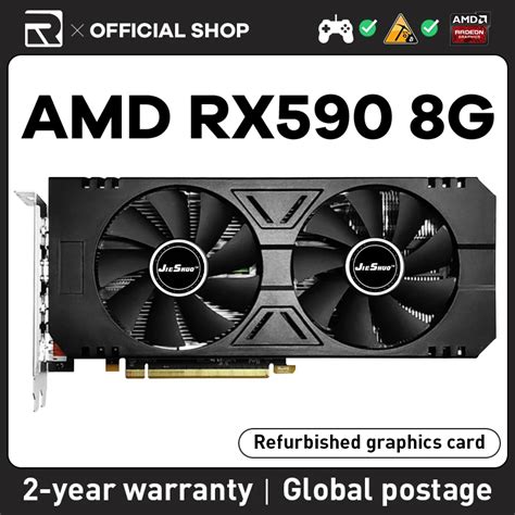 Jieshuo Tarjeta Gr Fica De V Deo Amd Rx Gb Sp Gme Gddr Gpu