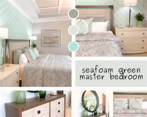 Seafoam Green Airy Bedroom Design Beach Houses