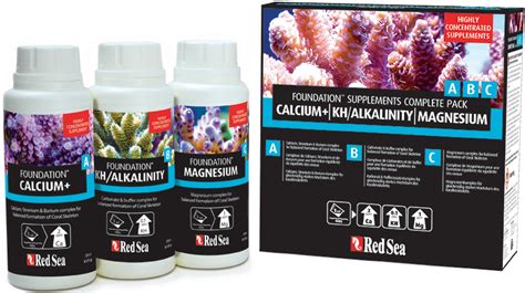 Calcium Kh Alkalinity Magnesium Foundation A B C Red Sea