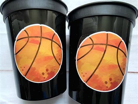 Basketball Party Cups Basketball Birthday Cups Basketball Cups