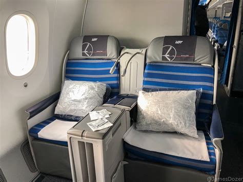 Review Lot Polish Airlines Business Class Warsaw To Los Angeles