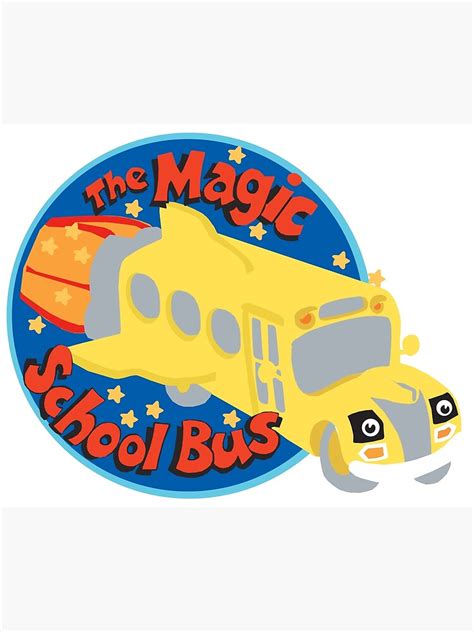 Magic School Bus Poster For Sale By Deelara Redbubble