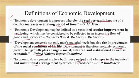 Meaning And Scope Of Economic Development Economic Growth And