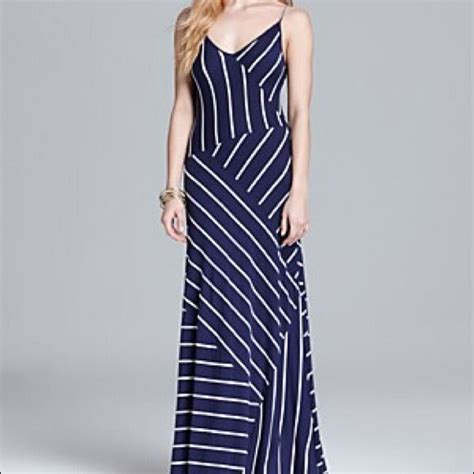 9 Calvin Klein Striped Maxi Dresses ThePlainofDeadCities