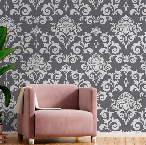 Papel De Parede Damask Mod