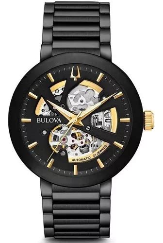 Bulova Skeleton Autom Tico Original Para Hombre A Color De La