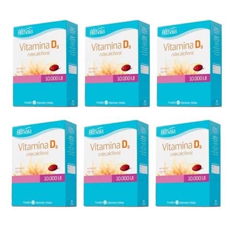 Kit Vitamina D Ui Capsulas Cada Althaia Shopee Brasil