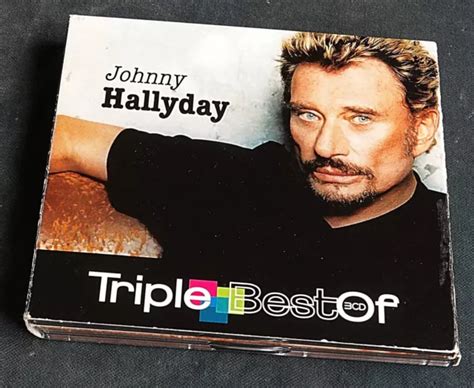 CD JOHNNY HALLYDAY Triple Best Of 3 CD 40 Pistes JRF EUR 10 00