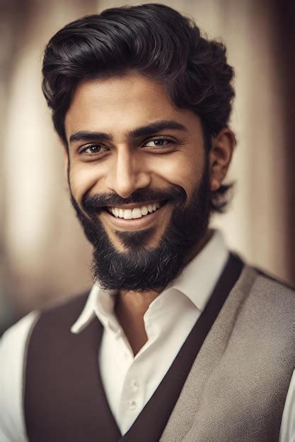 Premium Photo Portrait Of Indian Male Model