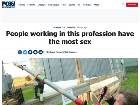 People Working In This Profession Have The Most Sex Farmers R