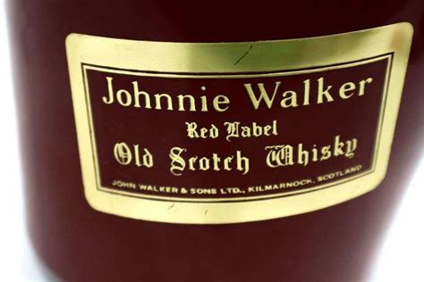 Johnnie Walker Red Label Old Scotch Whisky Cooler Barrel Bunting