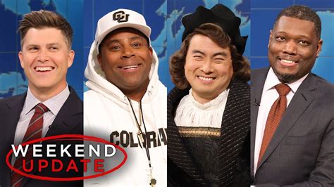 Weekend Update Ft Kenan Thompson And Bowen Yang Snl Youtube