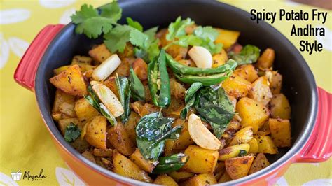 Spicy Potato Fry Andhra Style Bangaladumpa Vepudu Spicy Aloo Fry