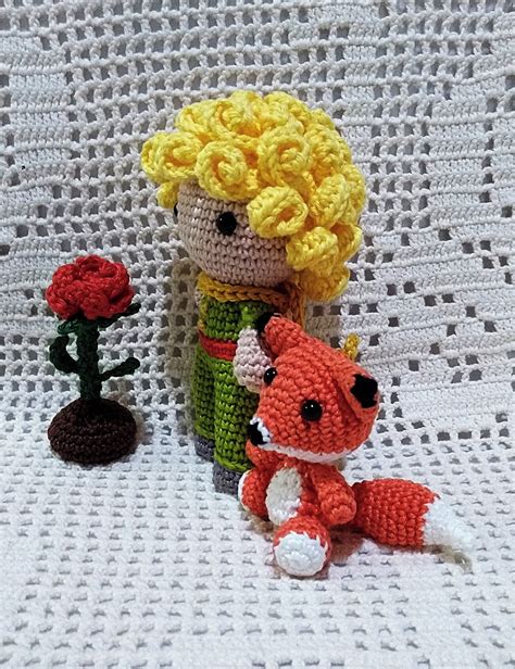 Pequeno Príncipe E Raposa Amigurumi Modelo 3 No Elo7 Cris Crochê And Cia 15590ba