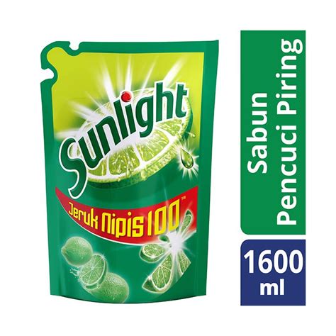 Jual Sunlight Sabun Cuci Piring Ukuran 1600 Ml Shopee Indonesia