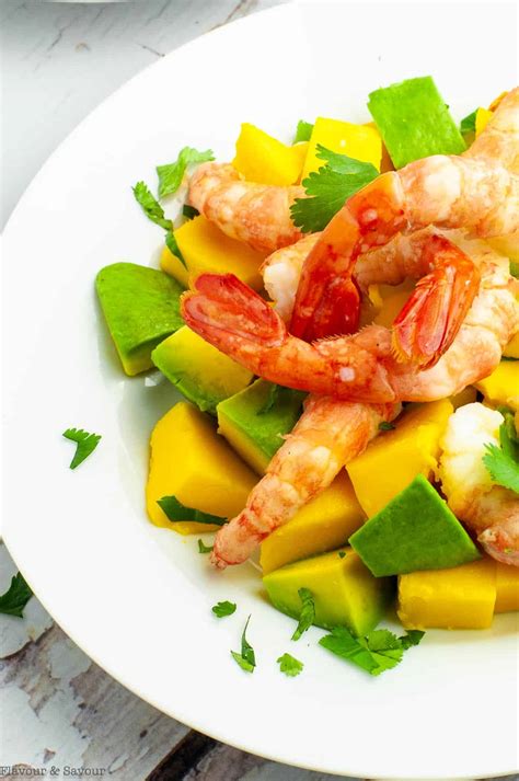 Prawn And Mango Salad With Creamy Dressing Margarett Susair