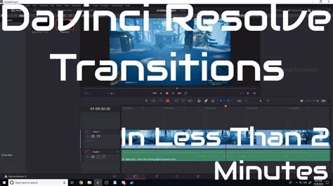 How To Add Transitions In Davinci Resolve 15 YouTube