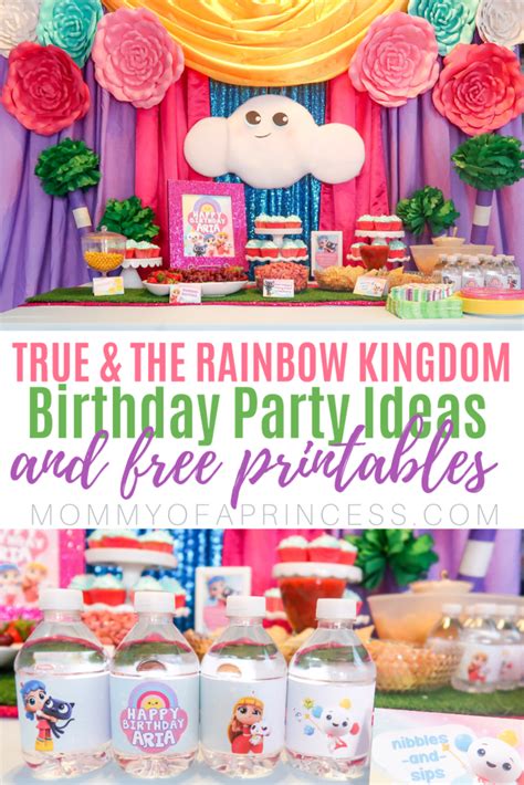 True and the Rainbow Kingdom Birthday Party Ideas & Free Printables